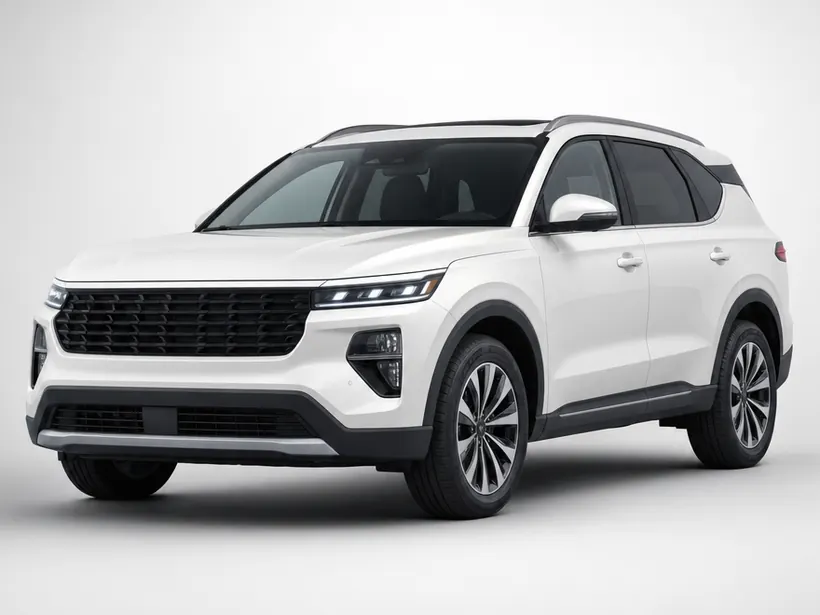 SUV familiar en blanco perla
